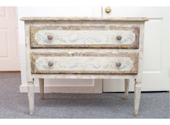 Hand Painted Two Drawer Dresser