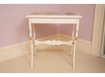 Swan Table With Tile Top