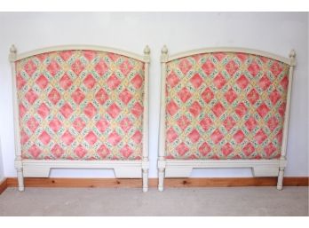 Set Of Two Twin Upholstered Headboards