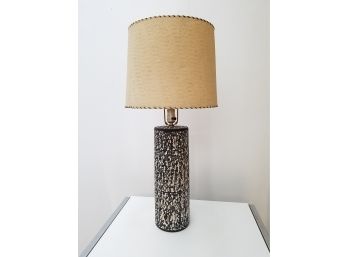 Mid Century Modern Chalkware Lamp In The Style Of Martz