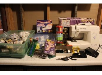 Sewing Machine And Supplies