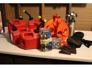 Gas Cans, Cord Reels And More