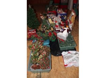 Large Lot Of Christmas Decor