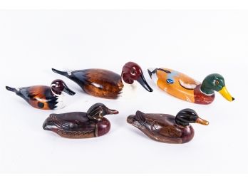 Collection Of Five Decoy Ducks