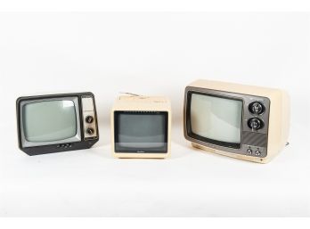 Trio Of Vintage Televisions