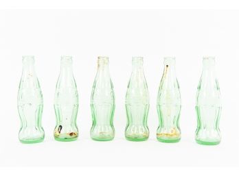 Collection Of Six Vintage Coca-Cola Bottles