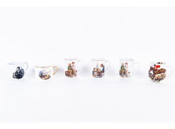 Set Of Norman Rockwell Mugs