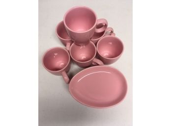 Pretty Pink Mug/Plate Set