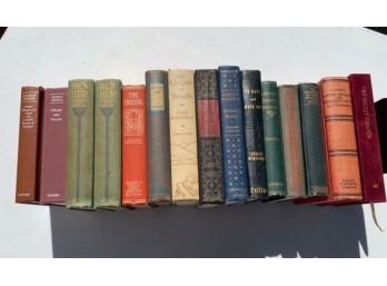 15 Cloth And Leath Bound Volumes