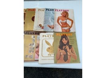 Vintage 1960s Playboy Magazine Collection