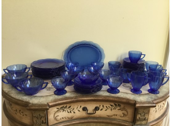 Blue Dish Set