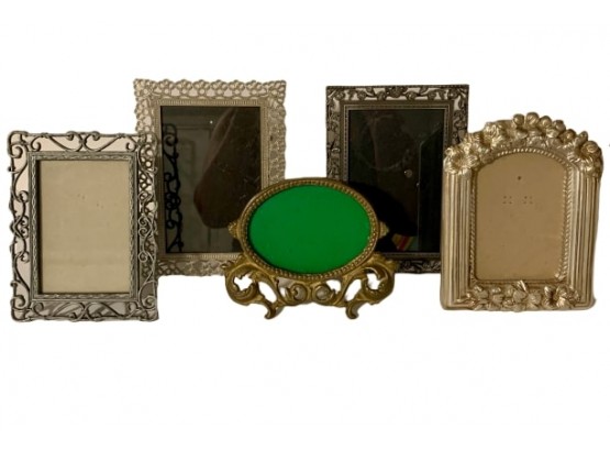 Four Metal Ornate Frames