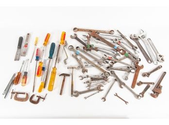 Collection Of Screwdrivers & Wrenches