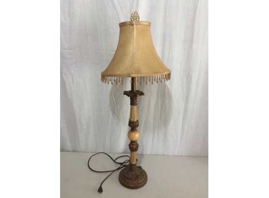 1940s Rewired Lamp Working With Original Shade
