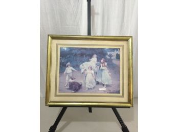 Nice Vintage Print Done By (Arthur J Elsley )With Double Matting Dated 1903