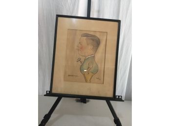 Original Drawing 1950 Signed (BELO )Drawing In Great Shape Great Condition For Age
