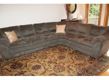 4 Pc Microfiber Sectional Couch