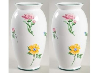 Tiffany & Co. Porcelain Sintra Vases, A Pair 9'