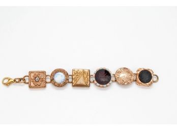 Artisan Hilary Hand Made Vintage Button Bracelet