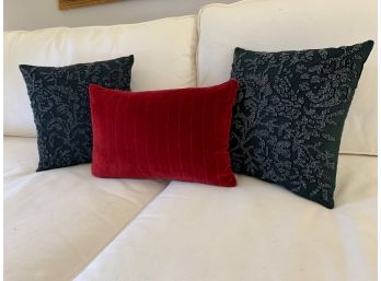 Sharp Trio Of Ralph Lauren Accent Pillows