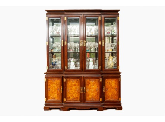 Mid-Century Oriental Inspired China Cabinet