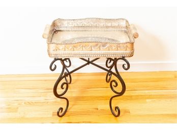 Silver-Plated Tray Table