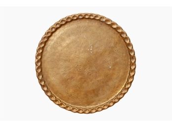 Decorative Chased Copper Tray