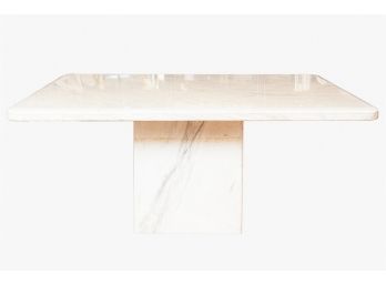 Modern Marble Pedestal Base Table