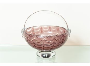 Art Glass Candy Dish