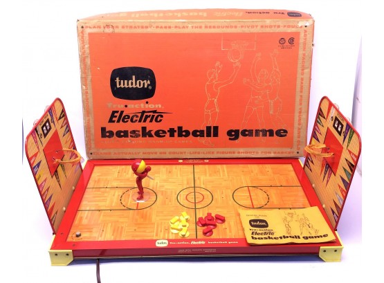 Vintage Tudor Electric Basketball Game Tru Action 575 Working