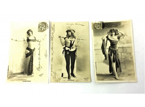 Mixed Lot Antique French Cabaret Postcards Reutlinger Carte Postale Zorelli Chantenay Dieterle