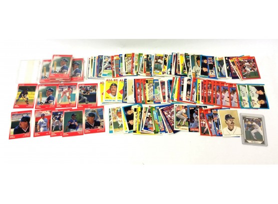 Mixed Lot Of Vintage Wade Boggs Boston Red Sox Baseball Cards Silver Donruss Fleer