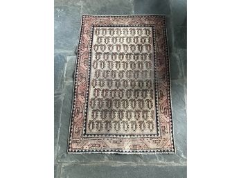 Antique Persian Hariz Hand Woven Wool Carpet 39' X 58'