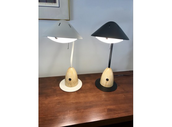 Pair Of Modern Decorative Accent Lamps
