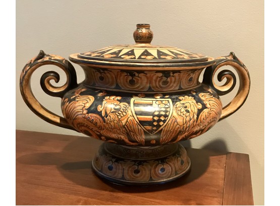 Beautifully Detailed Decorative Urn And Lid