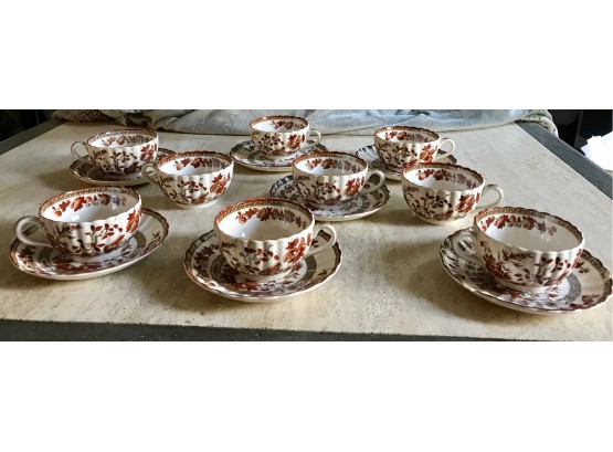 Vintage Copeland Spode India Tree England Tea Cups And Saucers