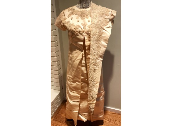 Vintage Bergdore Goodman Gown With Shall