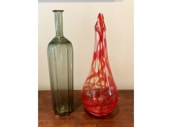 Pair Of Well Made Bottle Type Vases
