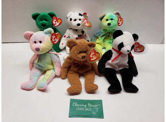 TY  'Groovy' Bear Plus Others