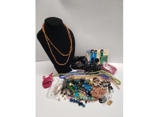 Mixed Lot Of Jewelry Making Items