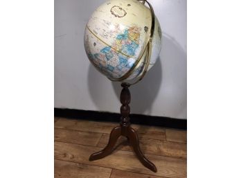 Nice Vintage REPLOGLE 'Library Globe' On Stand - Nice Decorative Piece