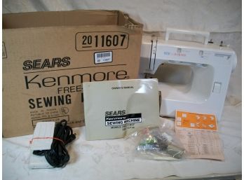 Sears Kenmore #7 Sewing Machine W/ Book Pedal & Manual  - Great Piece / Great Condition