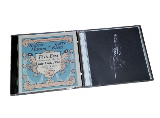 Grateful Dead's Robert Hunter W/Larry Klein 5 CD Bootleg Lot Including 7/15/78 & 10/13/78 Early & Late Shows