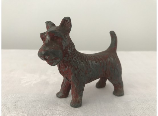 Antique Cast Zinc Scotty Dog Figurine