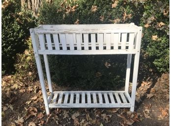 A Distressed Antique Wood Planter - Fixer Upper Project But Great Bones! AS IS- PLEASE READ & SEE PHOTOS