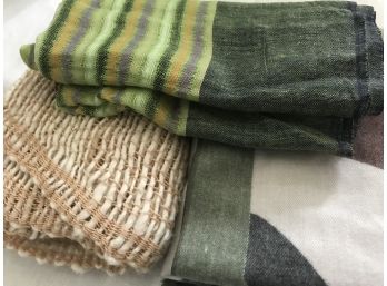 Three Great Scarves - Neutral Color Tones And Chic To Add To Any Outfit!