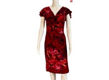 RALPH LAUREN Floral Print Dress, Size 12 (RETAIL $275.00)