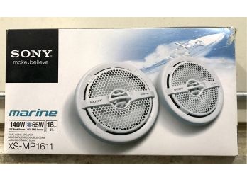NIB - SONY 6 1/2'' Marine Speakers