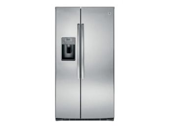 GE - Stainless Steel - Side By Side Refrigerator