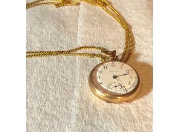 Antique Waltham Pocket Watch With Extra Long Chain